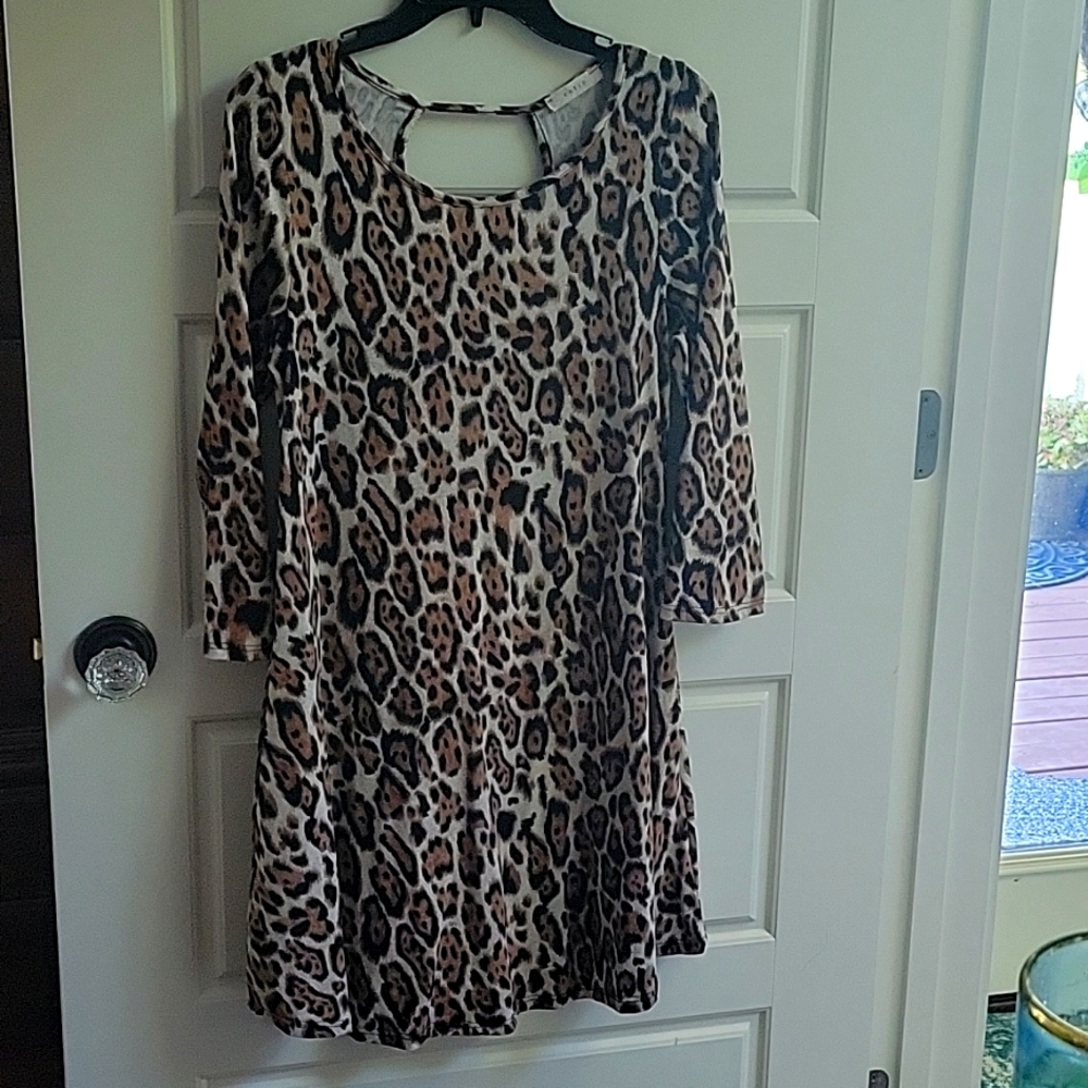 Amimal print dress